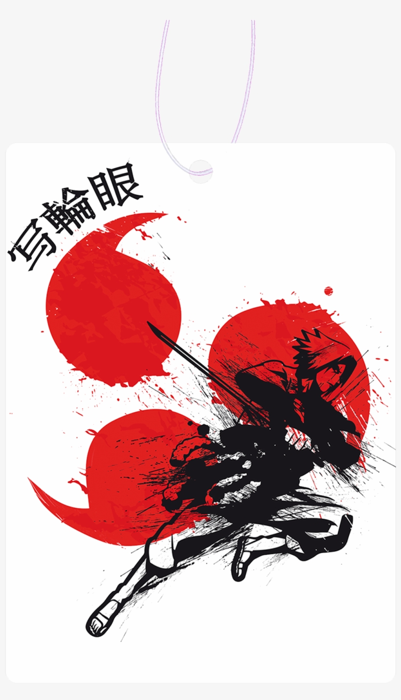 Red Sun Sharingan Air Freshener - Sharingan Art, transparent png
