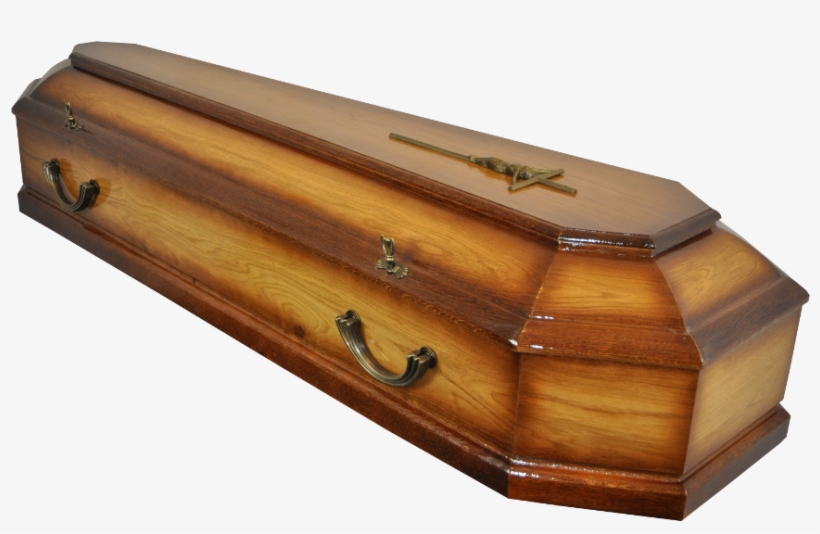 Spanish Shaded Oak Coffin - Plywood, transparent png
