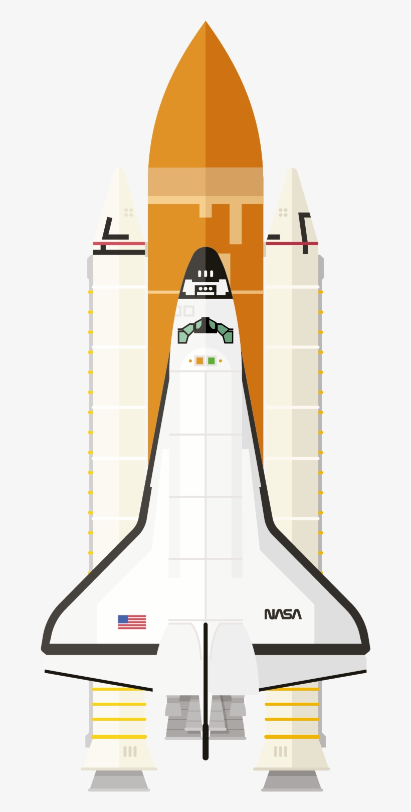 Shuttle Space Poster - Spaceplane, transparent png