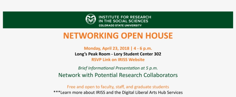 Iriss Networking Event - Colorado State University, transparent png