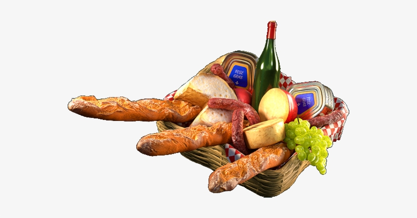 Baguette - - Gift Basket, transparent png