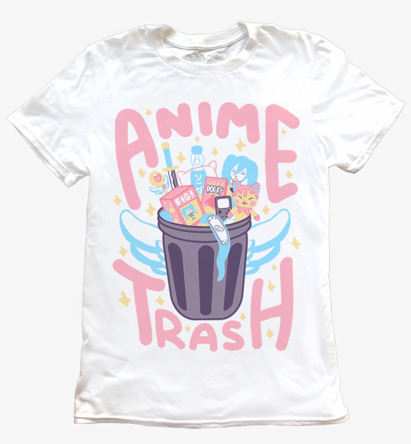 Anime Trash T-shirt, transparent png