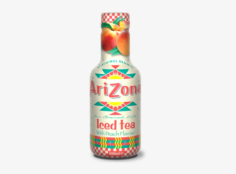 Ice Tea Peach 500 Ml - Arizona Iced Tea Peach, transparent png