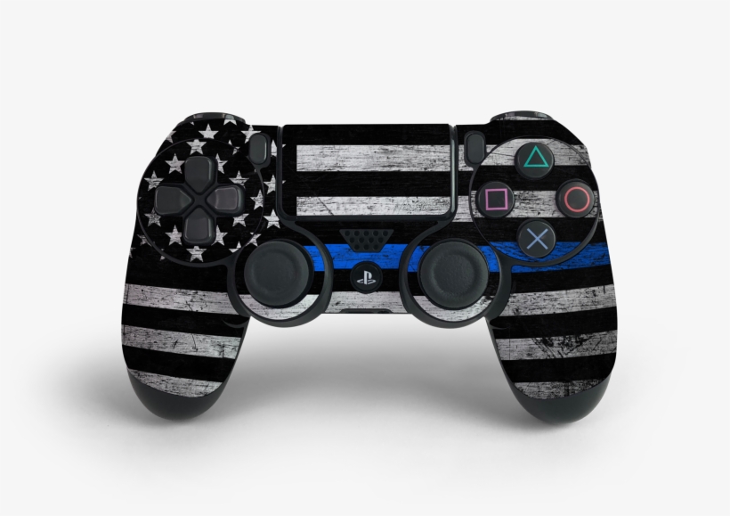 Ps4 Controller Thin Blue Line Decal Kit, transparent png