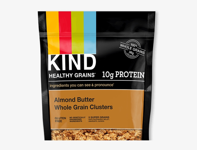 Almond Butter Whole Grain Clusters - Kind Almond Butter Clusters, transparent png