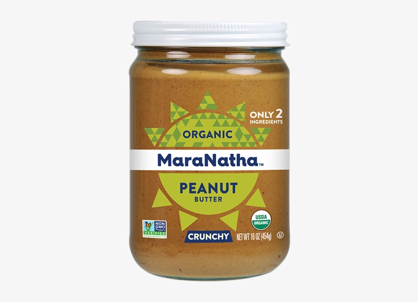 Organic Crunchy Peanut Butter - Maranatha Organic Peanut Butter 16oz, transparent png