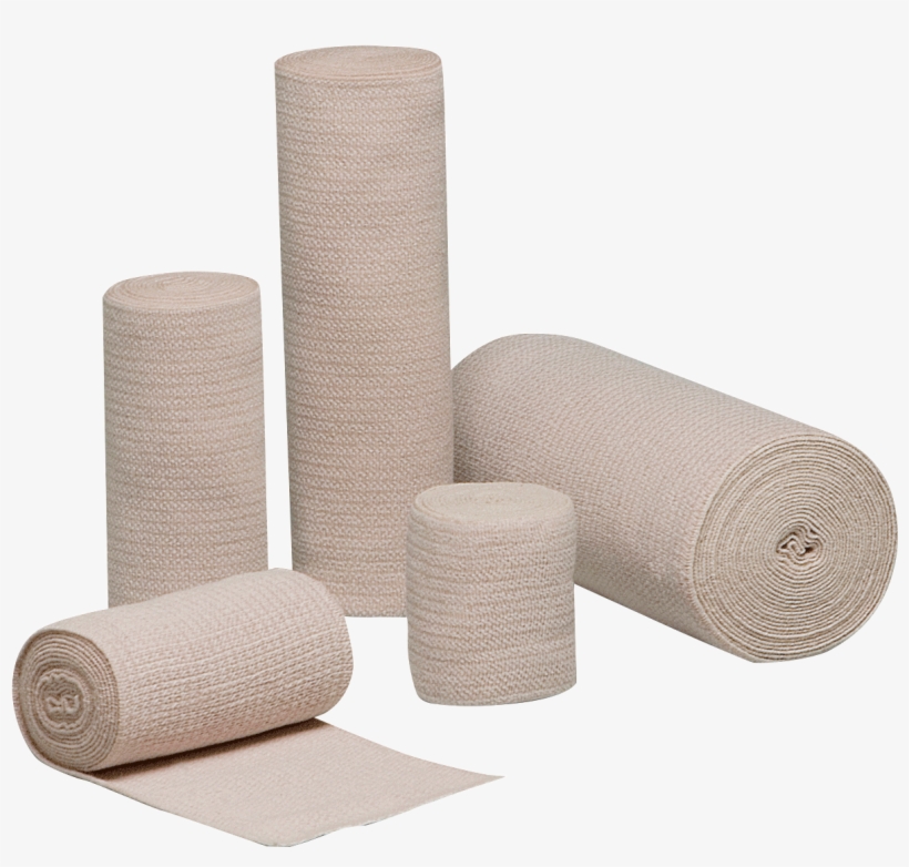 Reb Lf Reinforced Elastic Bandage 6" X 5 Yds - Elastic Wrap Bandage, transparent png