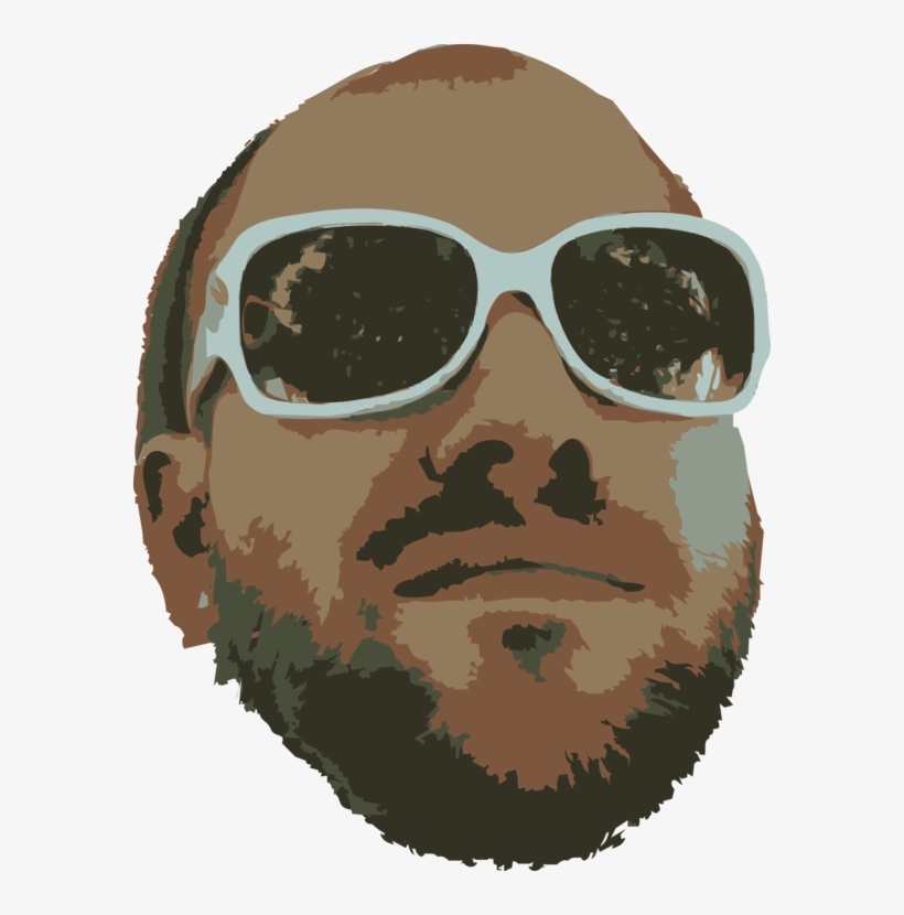 Sunglasses Goggles Man Snout - Clip Art, transparent png
