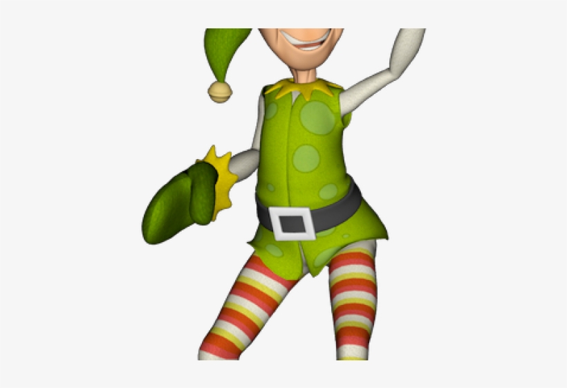 Elf Png Transparent Images - Santa Claus And Elf, transparent png