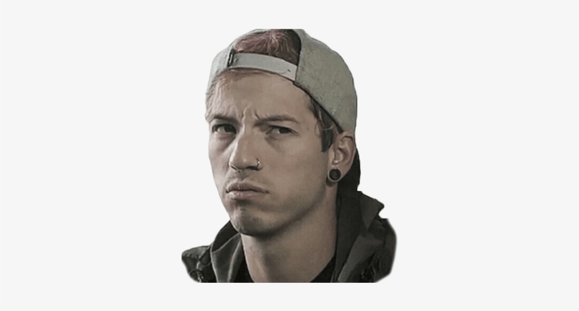 Стикер Twenty One Pilots - Josh Dun Wtf Face, transparent png