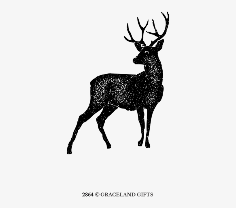 Leatherette Photo Bookmark - Deer Silhouette, transparent png