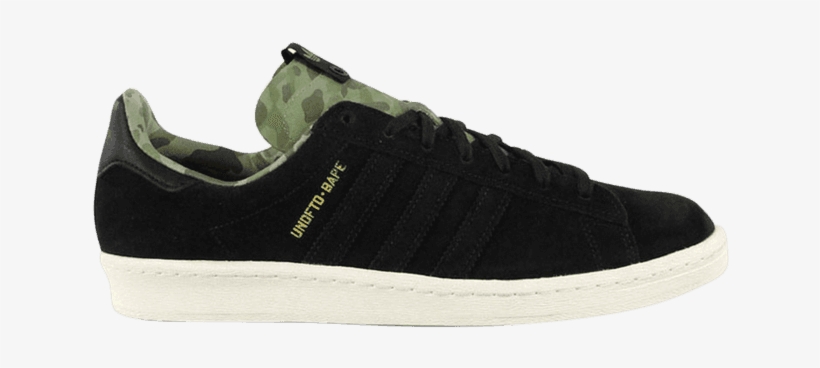Adidas Undefeated X Bape X Campus 80s Mens Sneakers, transparent png