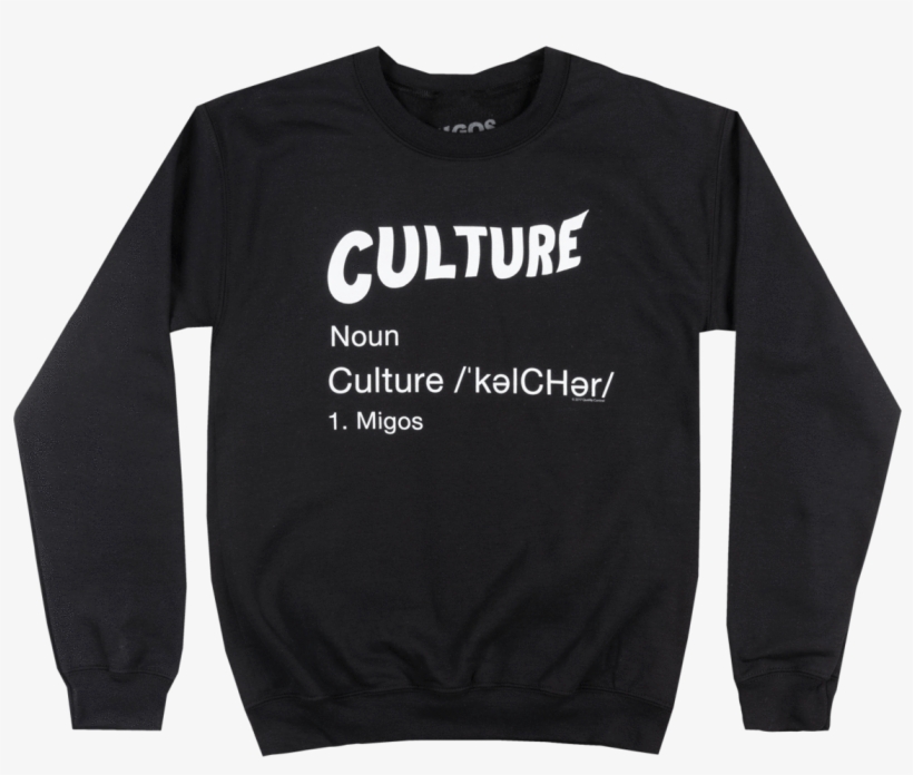 Migos Culture Crewneck Sweatshirt Trap Music Pullover - Migos Culture Brushed Embroidered Cotton Twill Hat, transparent png