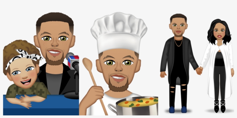 Steph Curry Emoji App, transparent png