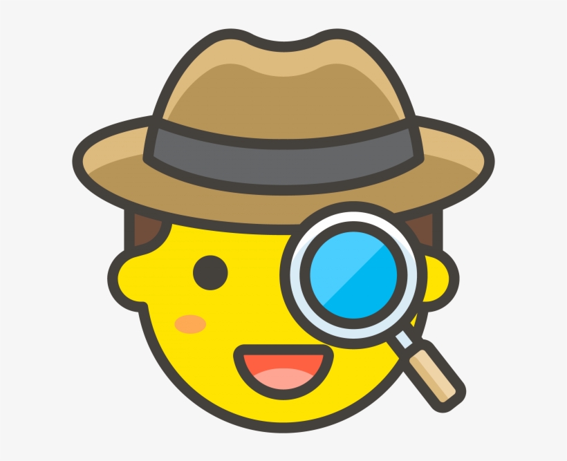 Detective Emoji - Detective Icon, transparent png