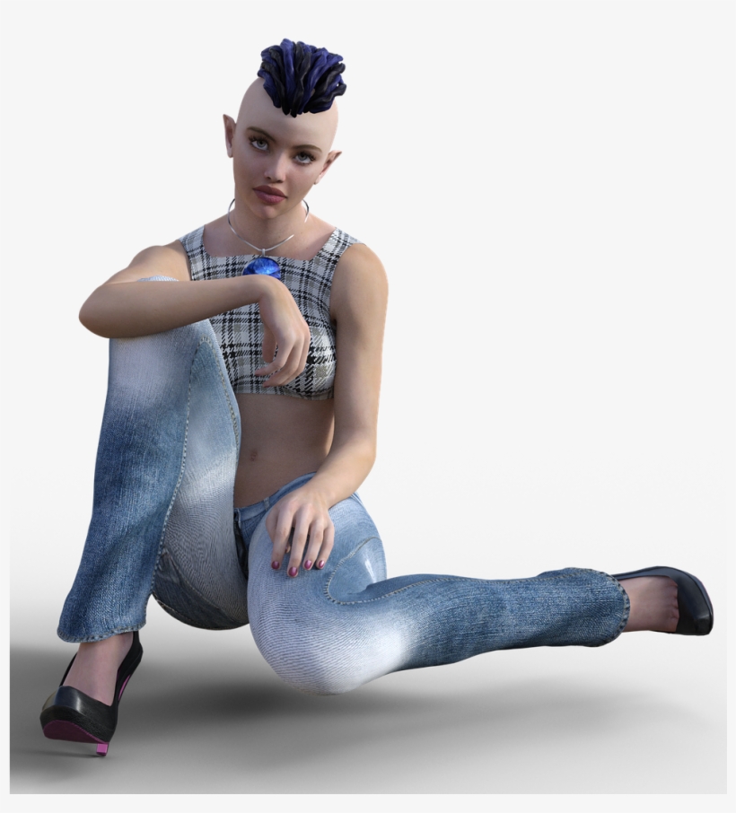 Pictures, Free - Woman Sitting Relaxed, transparent png