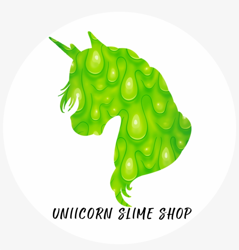 Uniicorn Slime Shop Logo, transparent png