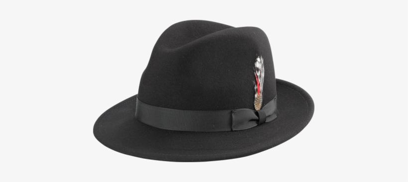 The Fedora Hat Xl Black - Classic Fedora In Black, transparent png