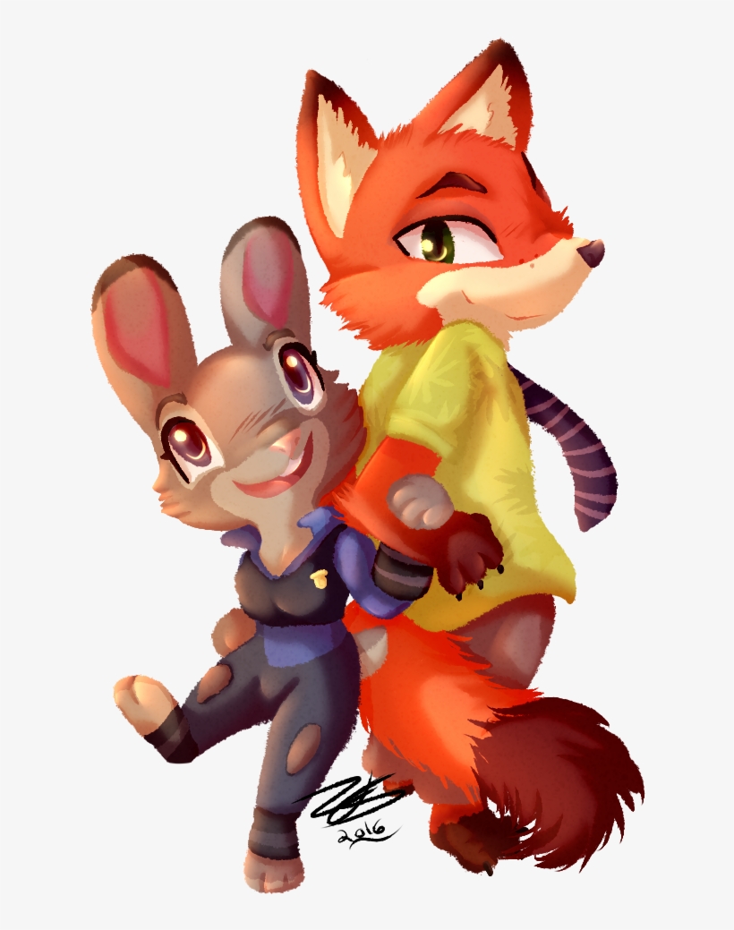 Nick And Judy - Lt. Judy Hopps, transparent png