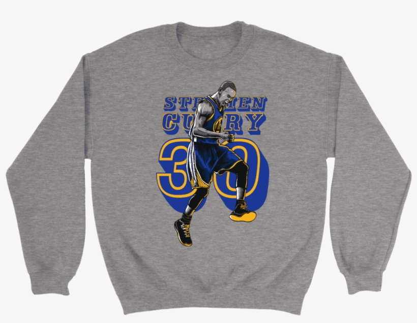 Crewneck Sweatshirt / Sport Grey / S Stephen Curry - Raescustomdecals I Don't Kneel, I Stand Tall &, transparent png