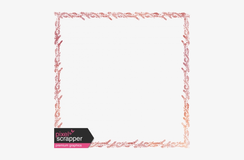 Bohemian Breeze Painty Bits Border - Digital Scrapbooking, transparent png