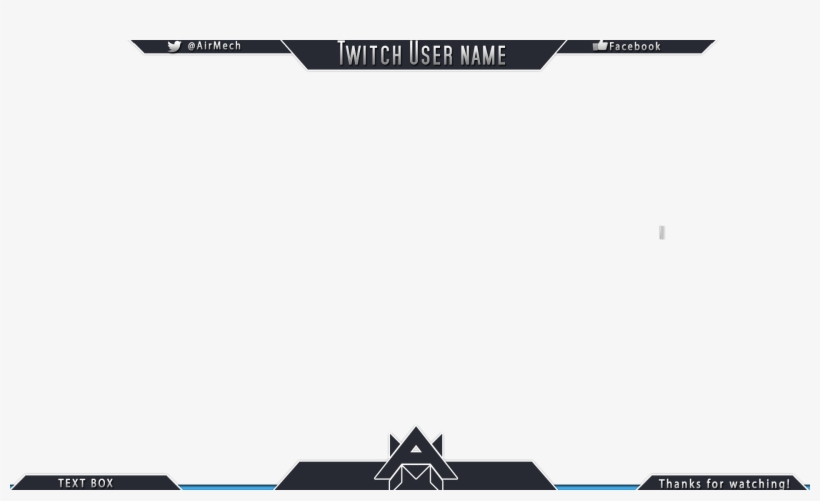 Download Transparent Blank Twitch Overlay White Thumbnail Background