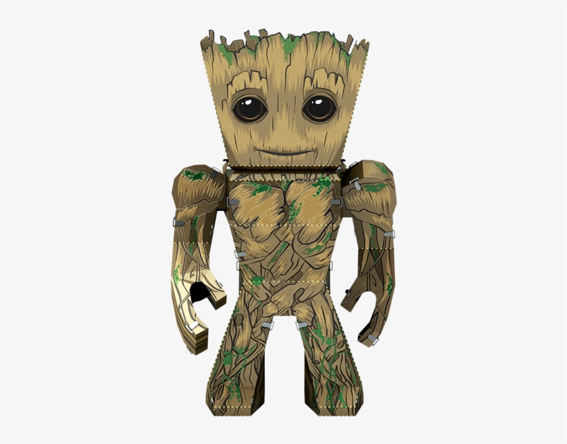 Metal Earth Guardians Of The Galaxy - Groot, transparent png