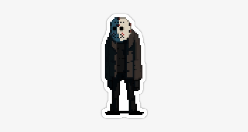Jason Voorhees In Pixels By Lrtvri - Throw Pillow, transparent png