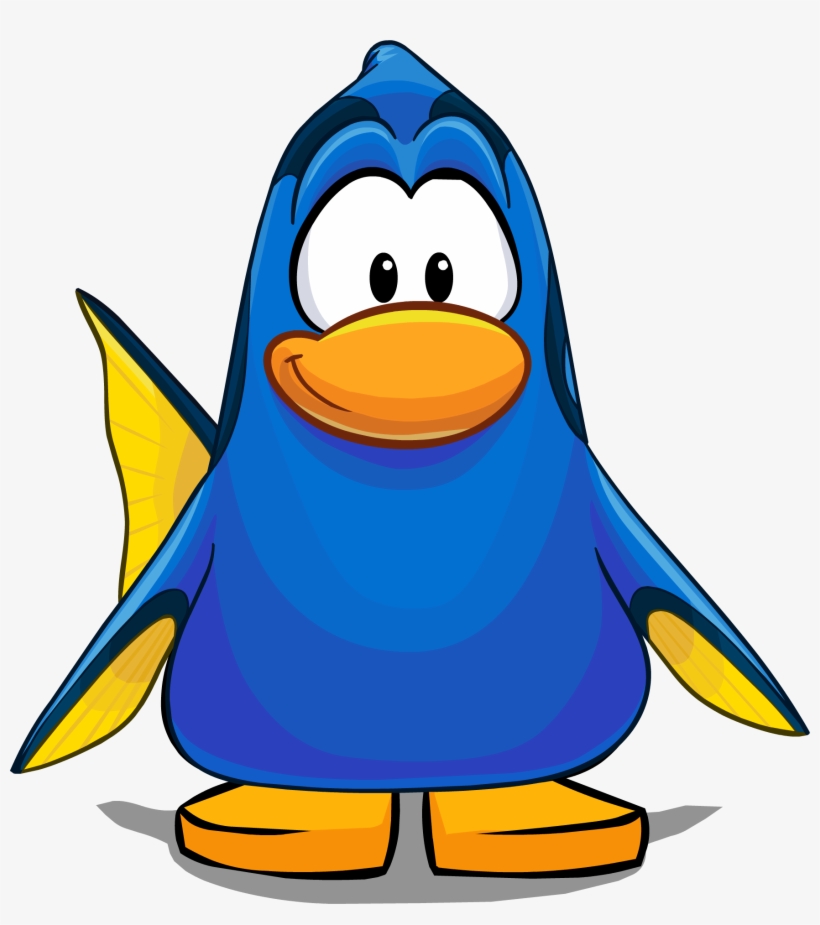 Dory Costume On A Player Card - Club Penguin Dory Costume, transparent png