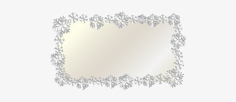 Snow Border Png Download - Lace, transparent png