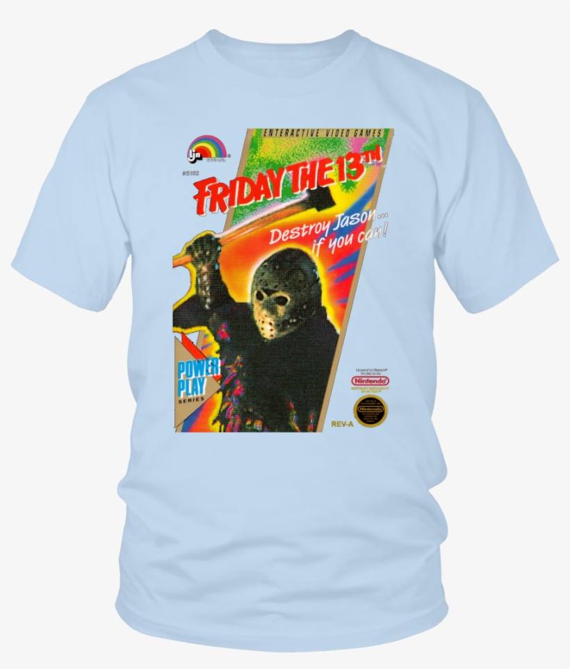 Friday The 13th Jason Voorhees Nintendo Retro Vintage - Friday The 13th [entertainment System Game], transparent png
