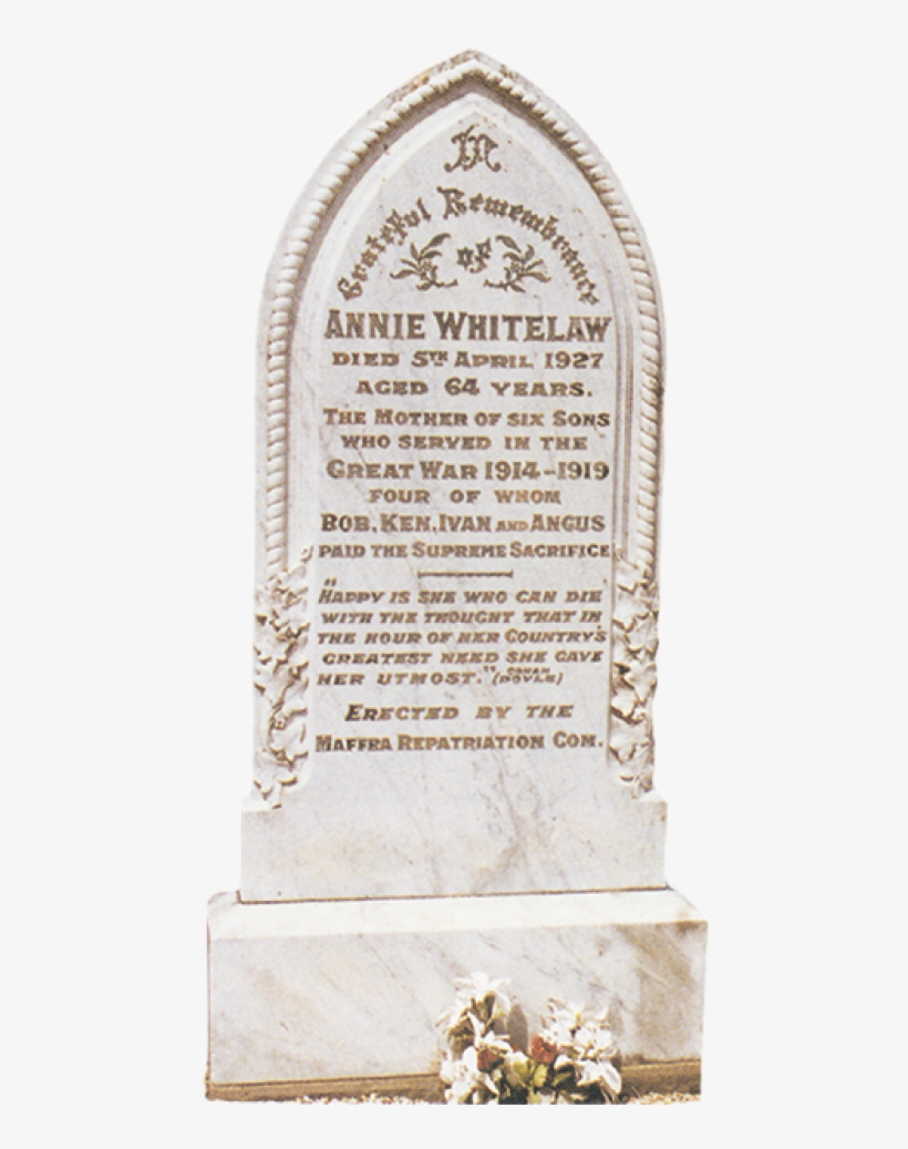 Grave Of Annie Whitelaw, Briagolong Cemetery, Victoria - Grave, transparent png