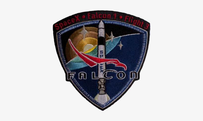 Spacex Mission Patch Falcon Flight - Mission Patch, transparent png