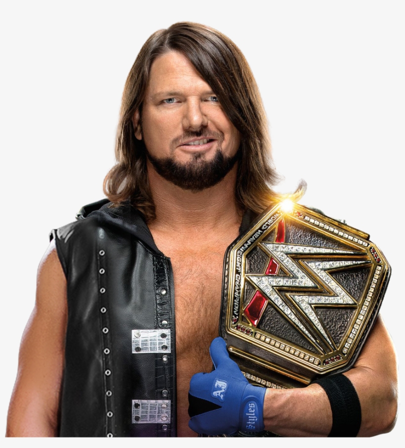 Aj Styles 2018 Wwe Champion New Png By Ambriegnsasylum16 - Crown Jewel Wwe Matches, transparent png