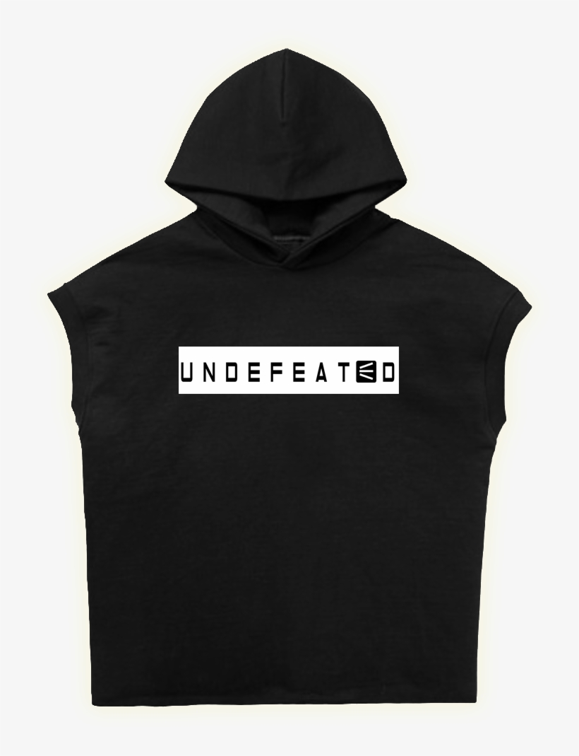 Undefeated Sleeveless Hoodie - Undefeated, transparent png