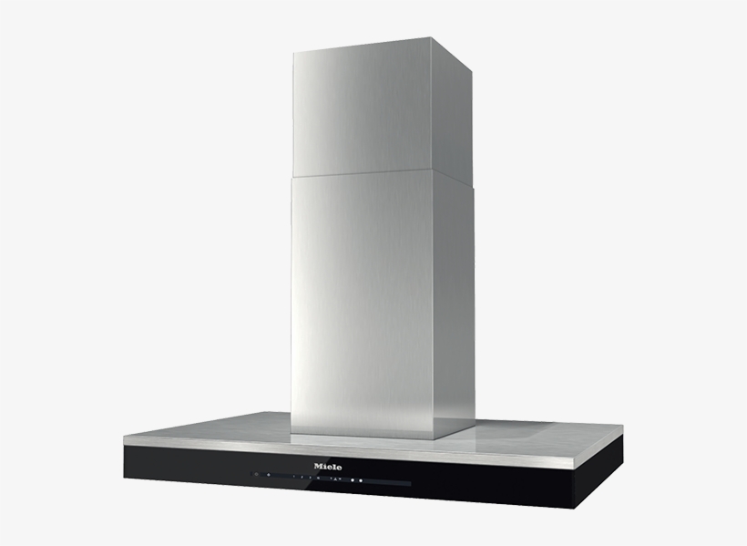 36" Da6698 D Island Hood, With Black Glass Band With - Da 6690 W Miele, transparent png