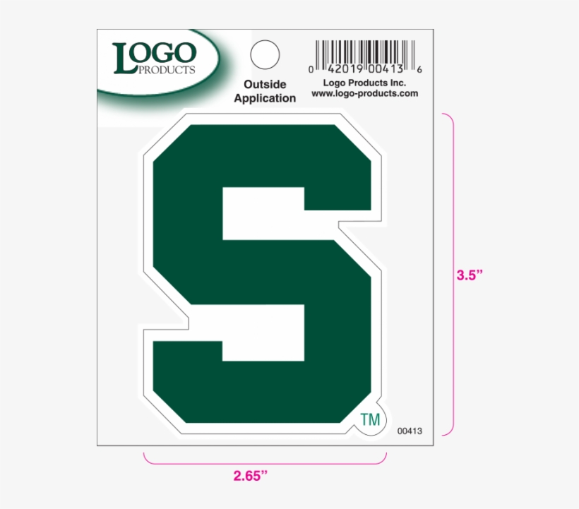 Michigan State University - Michigan State Spartan S, transparent png