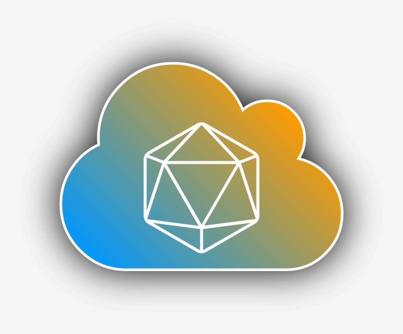 20 Sided Dice Gaming Vinyl Decal Gold, transparent png