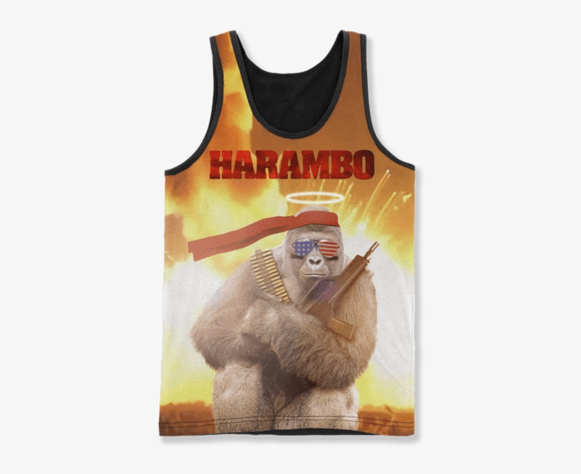 Last Blood - Harambo - Unisex Tank / Sublimation / 3xl, transparent png