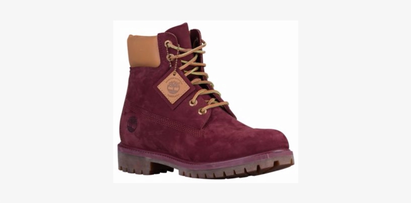 Timberland Timberland - Timberland 6" Premium Waterproof Boots - Men's Burgundy..., transparent png