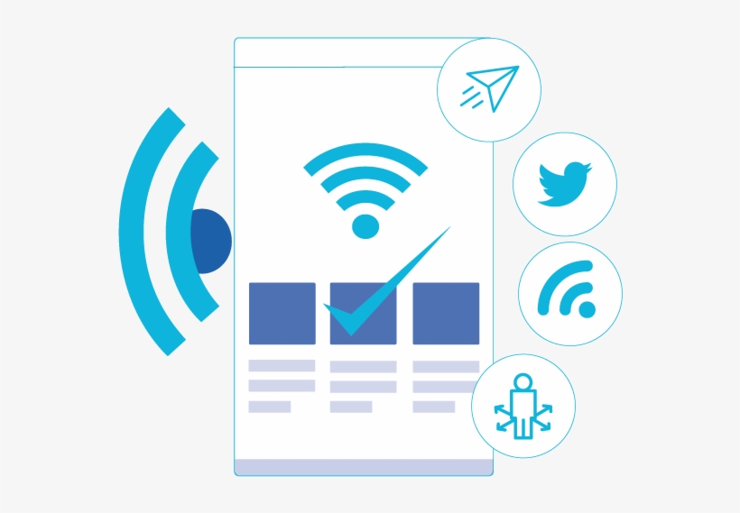 Simple Access To All Of Your Web Applications - Wifi, transparent png