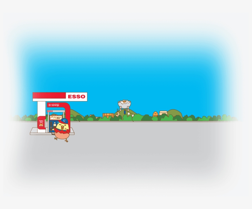 Esso X Gudetama Special Promotion - Illustration, transparent png