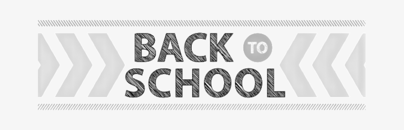 Back To School Gray - School Supply List Header, transparent png
