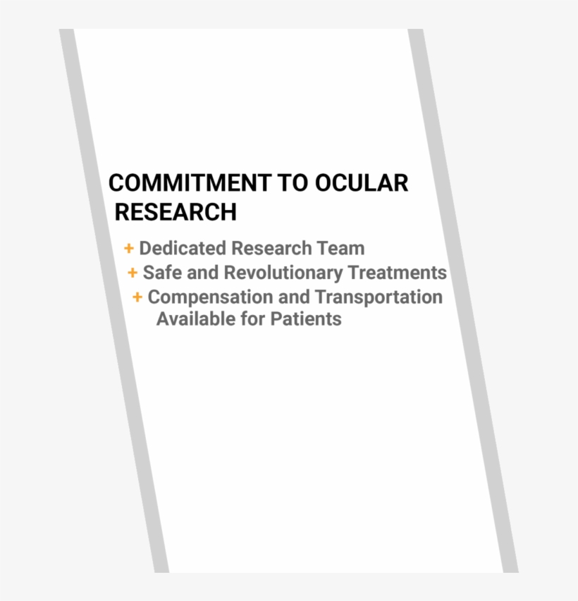 Commitment To Ocular Research - Fraser Eye Care Center, transparent png