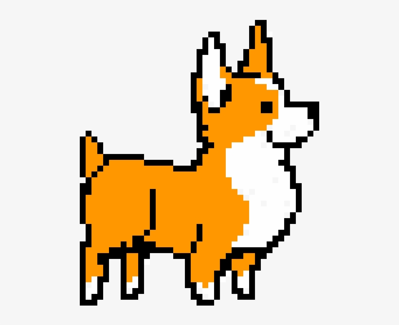 Corgi-jump - Corgi Cross Stitch Pattern, transparent png