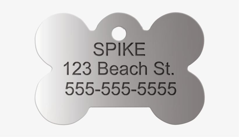 Dog Bone Pet Tag - Dog, transparent png