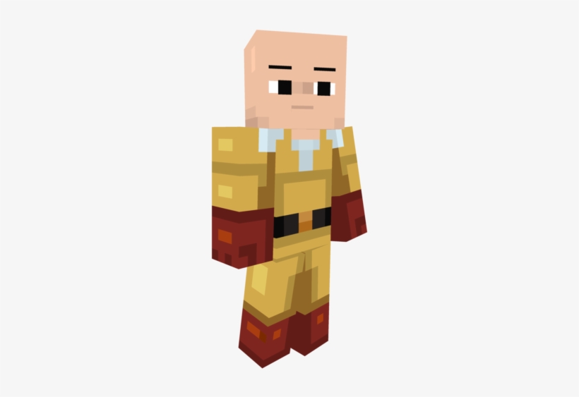 Thanks For All The Support Guys - Skin Minecraft One Punch Man, transparent png