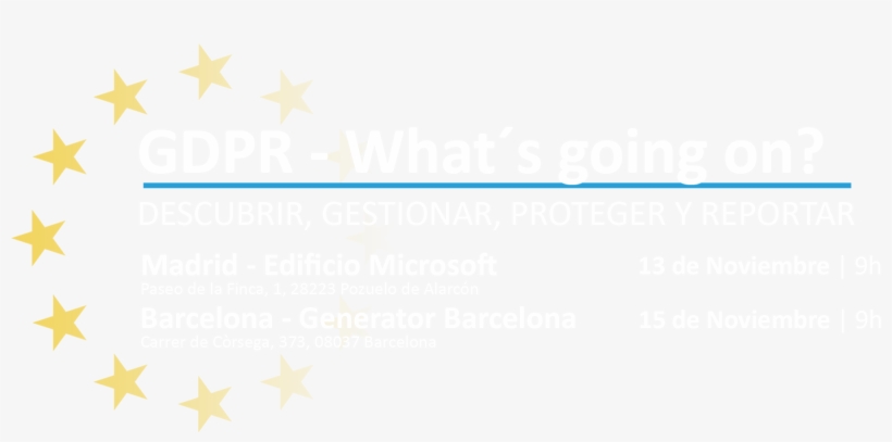 Banner Evento Gdpr Estrellas - Flag, transparent png