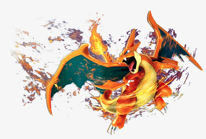 Pokemon M Charizard Ex 69/106 Flashfire Card, transparent png