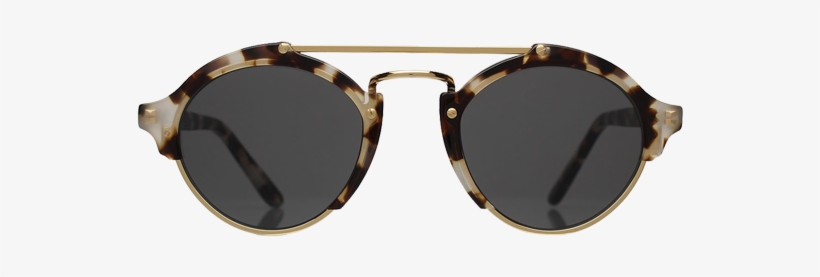 Illesteva - Illesteva Milan Sunglasses | White Tortoise, transparent png